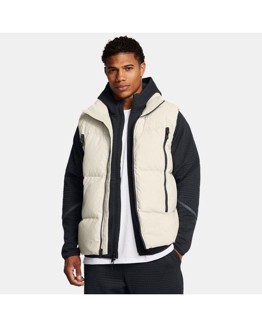Under Armour Black Limitless Down Vest Summit for men