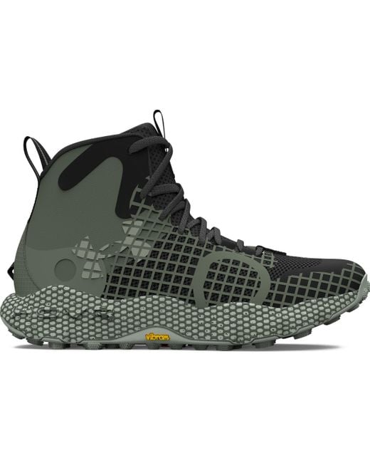Under Armour Black Hovrtm Ridge Trek Waterproof Trail Shoes for men