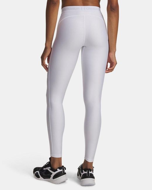Under Armour Purple Heatgear Leggings Halo
