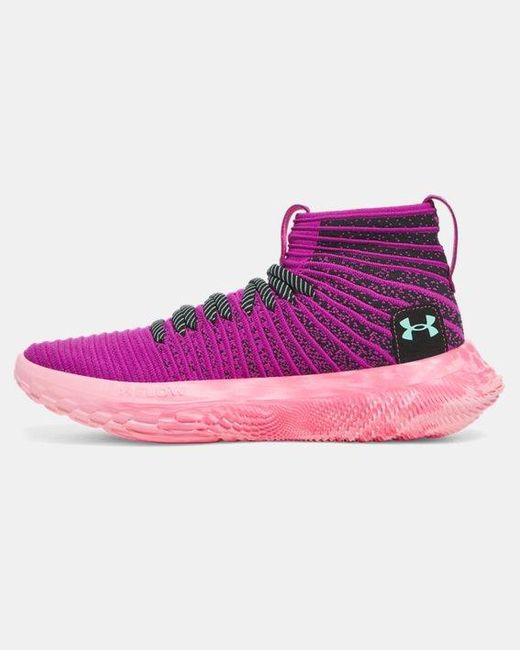 Zapatillas De Baloncesto Futr X Elite Andromeda Negro Comet Verde Under Armour de color Purple