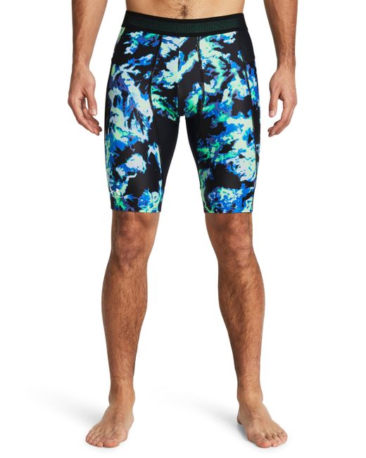 Under Armour Heatgear® iso-chill lange shorts mit aufdruck für vapor in Blue für Herren