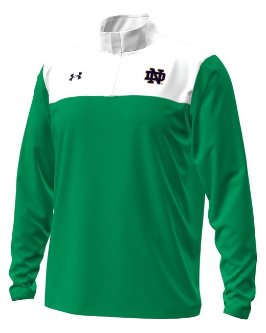 Under Armour Ua Tee To Green Collegiate Blocked 1⁄4 Zip for men
