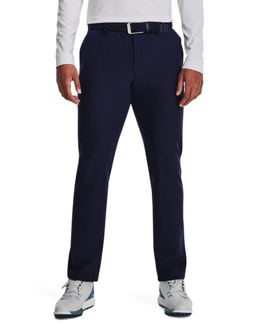 Under Armour Blue Coldgear® Infrared Tapered Pants for men