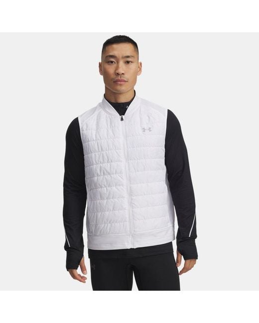 Under Armour Gray Launch Insulated Vest Reflective for men