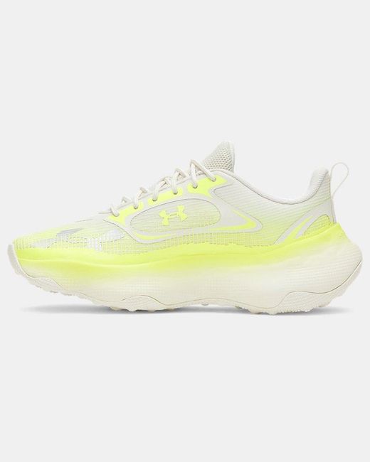 Under Armour Yellow Pulse Sportstyle Shoes Stone Flash Light Flash Light