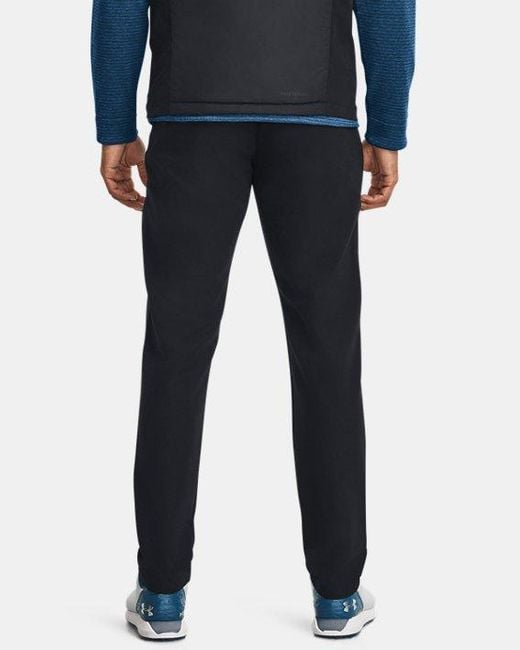 Under Armour Blue Coldgear Infrared Tapered Pants Halo for men