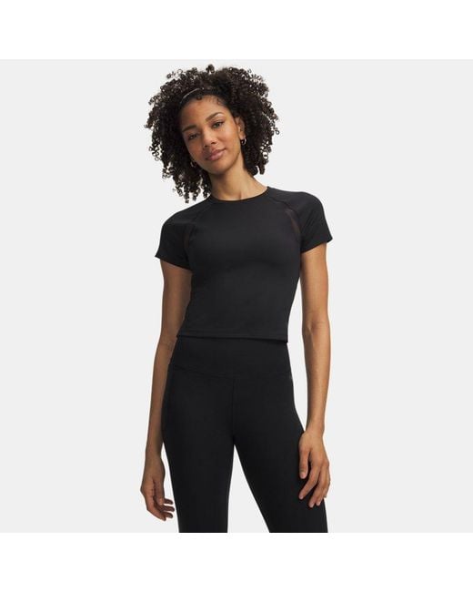 Under Armour Black Motion Mesh Short Sleeve Jet