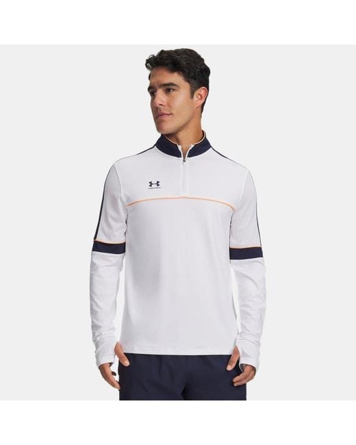 Under Armour White Challenger Training ¼ Zip Midnight for men