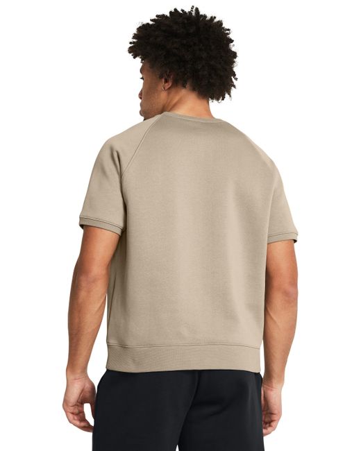 Under Armour Gray Project Rock Eagle Graphic Short Sleeve Crew for men