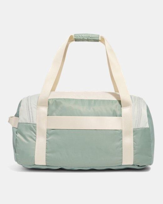 Under Armour Green Studio Duffel-Rucksack Silica Weiß Quartz Hydro