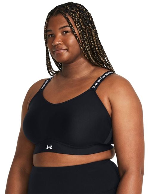 Under Armour Infinity 2.0 Mid Sports Bra in Black