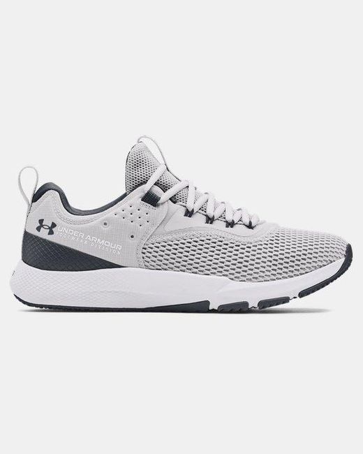 Under Armour Gray Ua Charged Focus Training Shoes for men