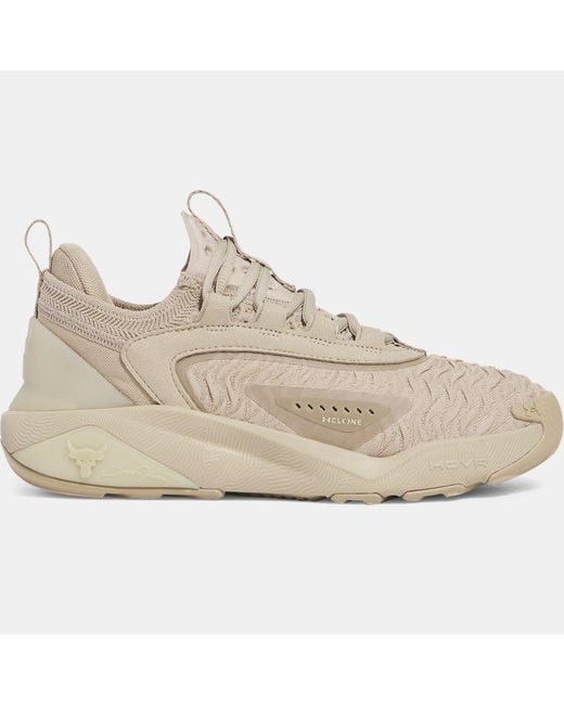 Under Armour White Project Rock 7 Training Shoes City Khaki City Khaki City Khaki