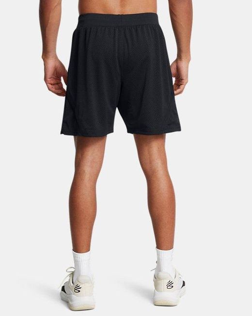 Under Armour Blue Curry Sig 7" Shorts Taxi for men