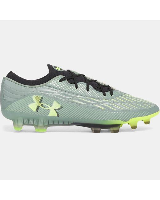 Under Armour Green Magnetico Elite 4 Fg Soccer Cleats Silica Silica High Vis for men