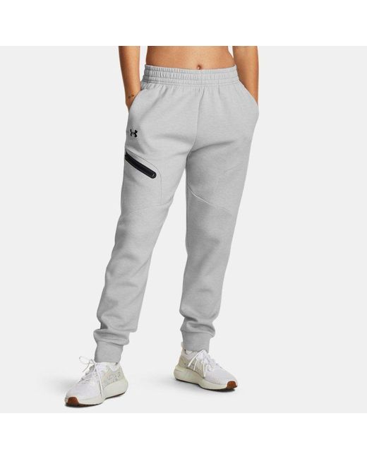 Under Armour Unstoppable Fleece Joggers Mod in Grey Lyst UK