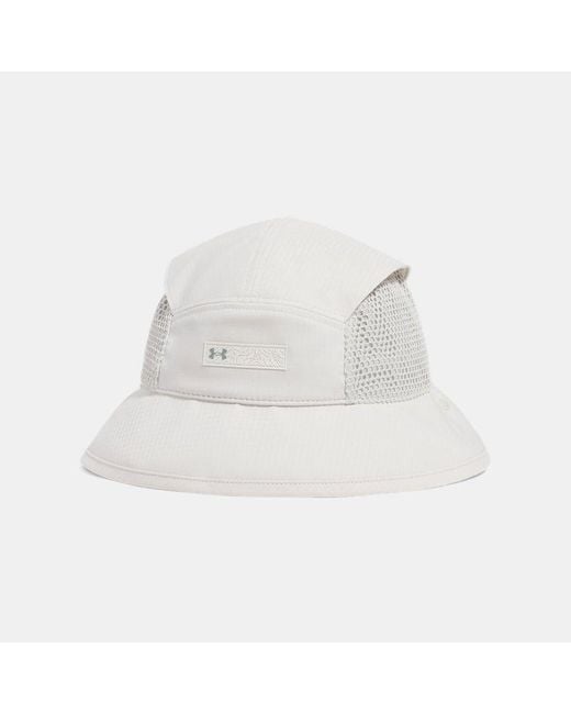 Under Armour White Ua Summit Upf Bucket Hat for men