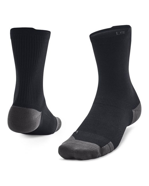 Under Armour Black Ua Iso-chill Armourdry Mid-crew Socks