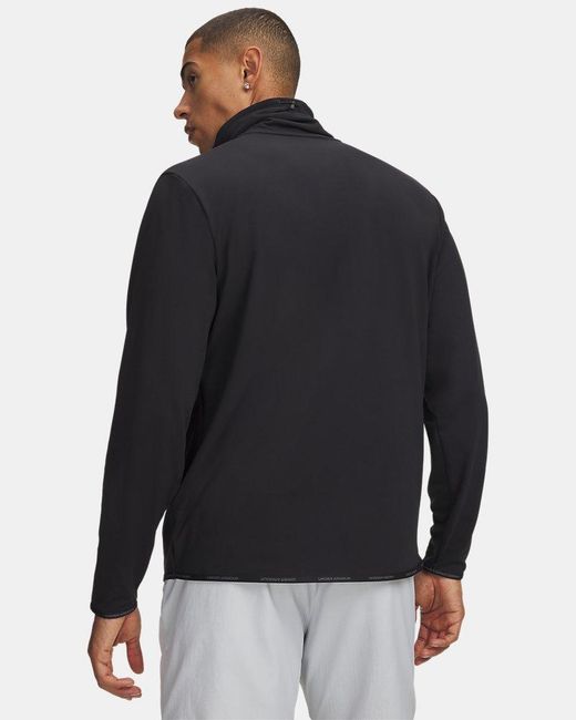 Under Armour Black Drive Funnel Neck Castlerock for men