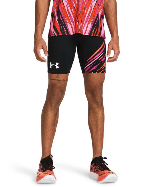 Mallas a la rodilla pro runner Under Armour de hombre de color Red