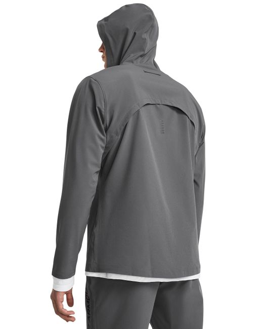 Under Armour Gray Outrun The Storm Jacket for men