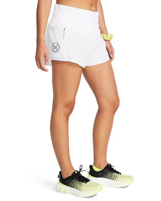 Under Armour White Launch Shorts