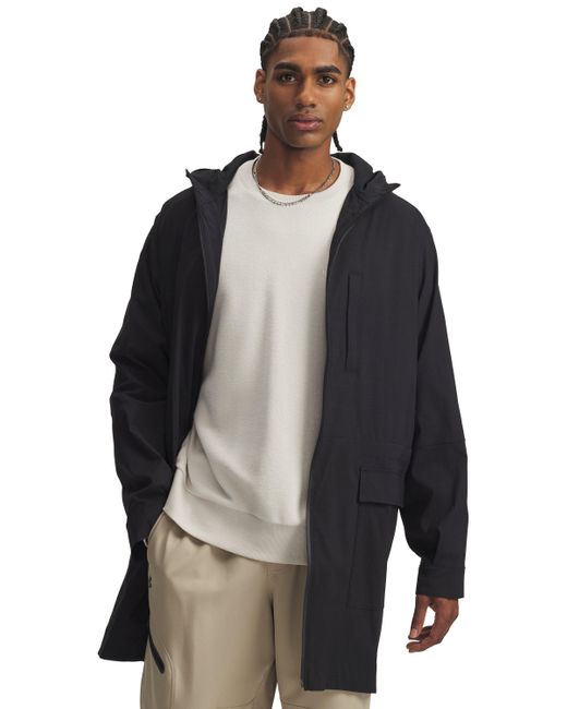 Under Armour Blue Ua Unstoppable Textured Long Jacket for men