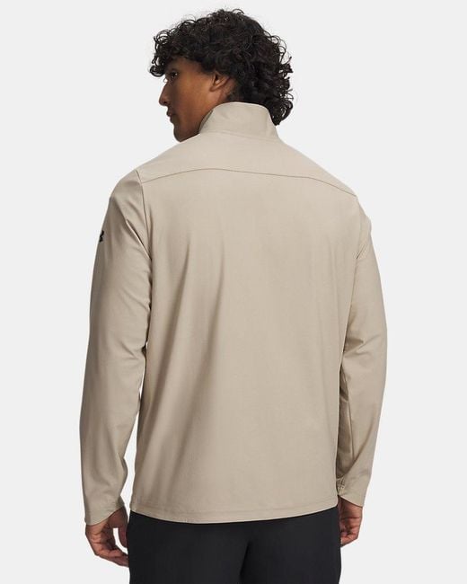 Under Armour Natural Unstoppable Non-Hooded Full-Zip City Khaki for men
