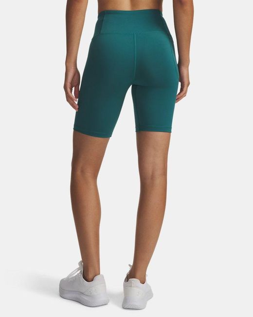 Under Armour Blue Motion 8" Bike Shorts Rack