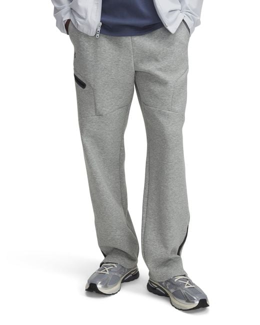 Under Armour Gray Ua Unstoppable Fleece Pants for men