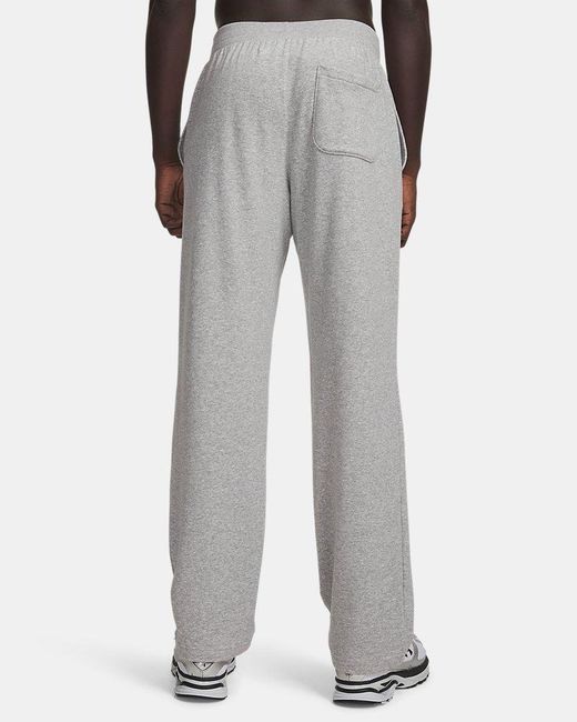 Under Armour Gray Rival Lightweight Pants Mod Light Heather for men