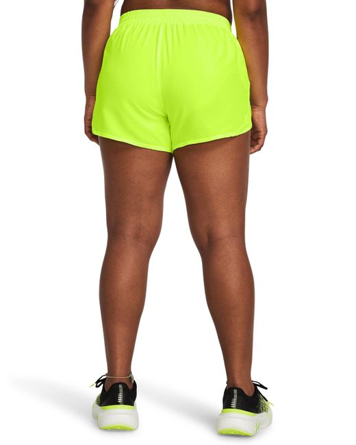 Under Armour Damesshorts Fly-by 8 Cm in het Green