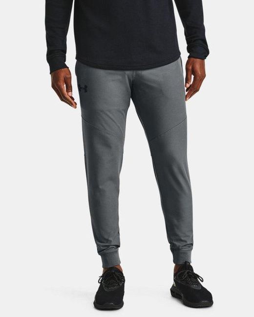 Under Armour Ua Sportstyle Elite Joggers in Gray for Men | Lyst