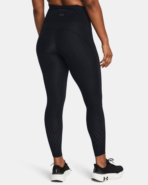 Under Armour Black Launch Elite Ankle Tights Reflective