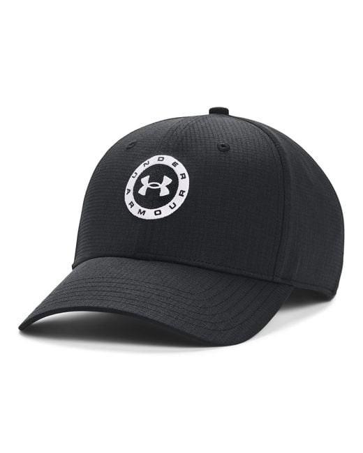 Under Armour Black Jordan Spieth Tour Adjustable Hat for men