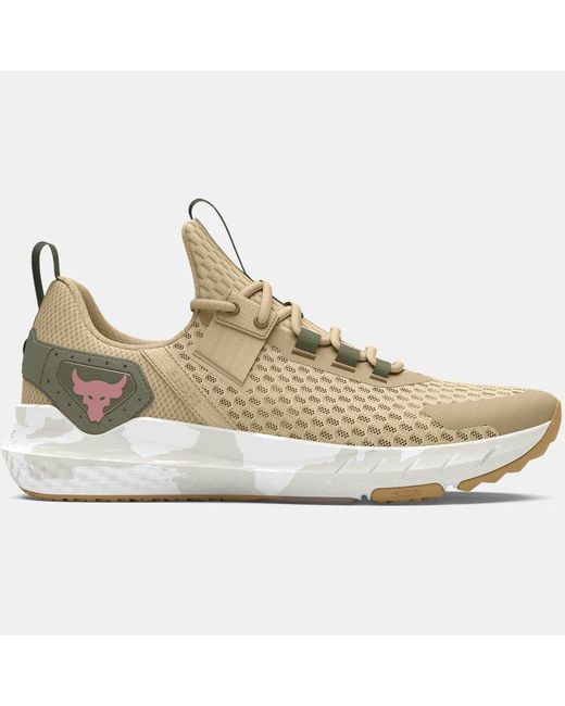 Under Armour Natural Project Rock Bsr 4 Ufc Training Shoes Desert Sand Summit Tosca