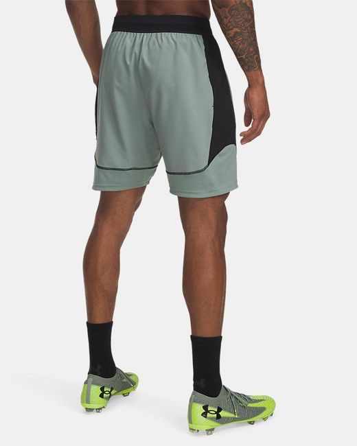 Under Armour Green Challenger Pro Training 7" Shorts Silica Sonic for men