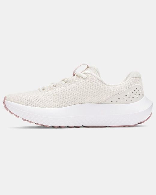 Under Armour White Surge 4 Running Shoes Summit Tourmaline Metallic Tourmaline