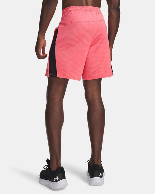 Under Armour Pink Tech Vent Vhs Jacq Rd 7" Shorts Bittersweet for men