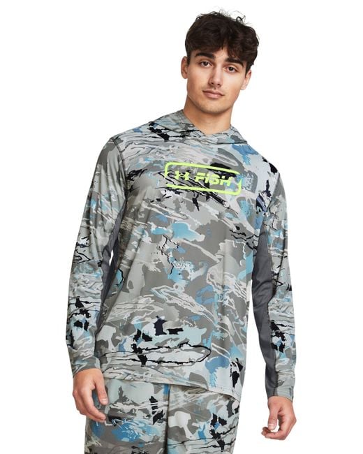 Under armour store blue camo hoodie