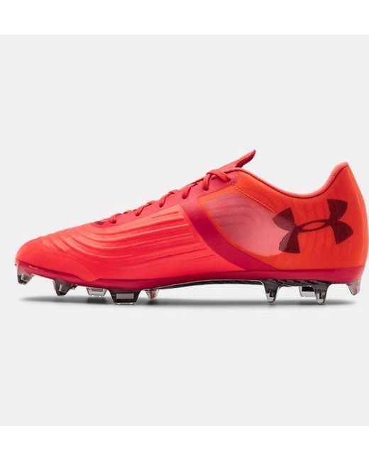 Botas de fútbol UA Magnetico Pro FG Under Armour de hombre de color Rojo | Lyst