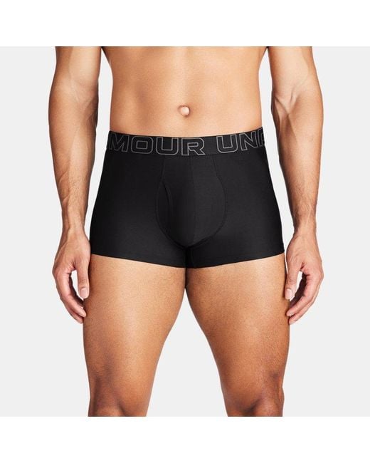 Under Armour Black Ua Performance Tech 3" 3-pack Boxerjock for men