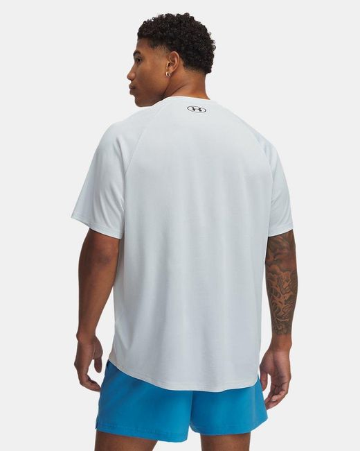 Under Armour Green Tech Textured Short Sleeve Distant for men