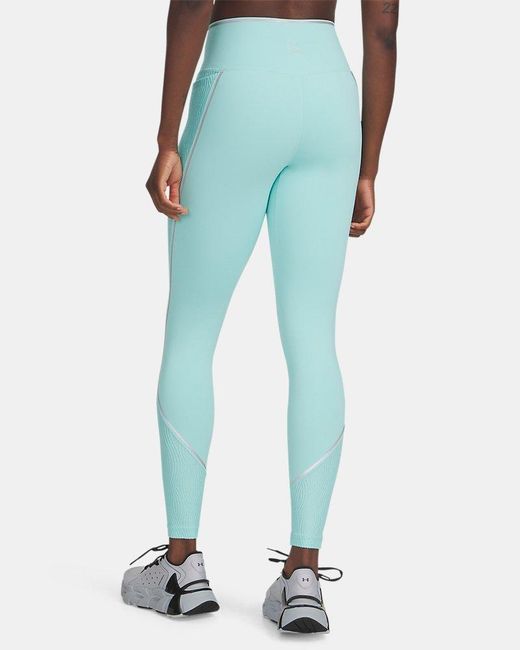Under Armour Blue Halo Jacq Rd Leggings Neo Reflective