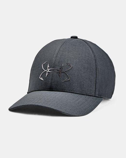 Under Armour Ua Isochill Armourvent Fish Adjustable Cap in Gray for