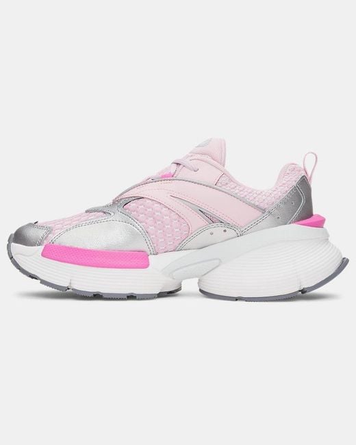 Under Armour Pink Arc 96 Shoes Prime Metallic Rebel