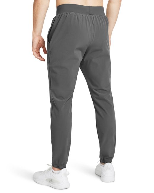 Under Armour Gray Stretch Woven joggers for men