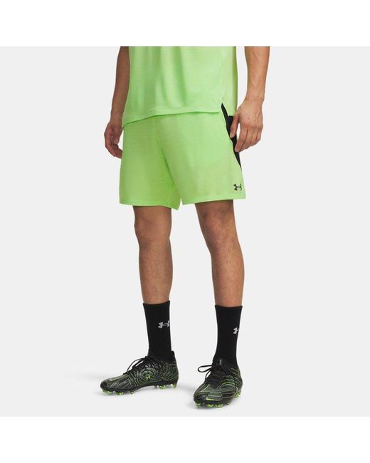 Under Armour Green Tech Vent Vhs Jacq Rd 7" Shorts Lumos Lime Castlerock for men