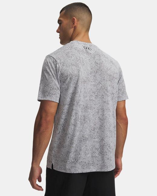 Under Armour Gray Tech Short Sleeve Mod for men