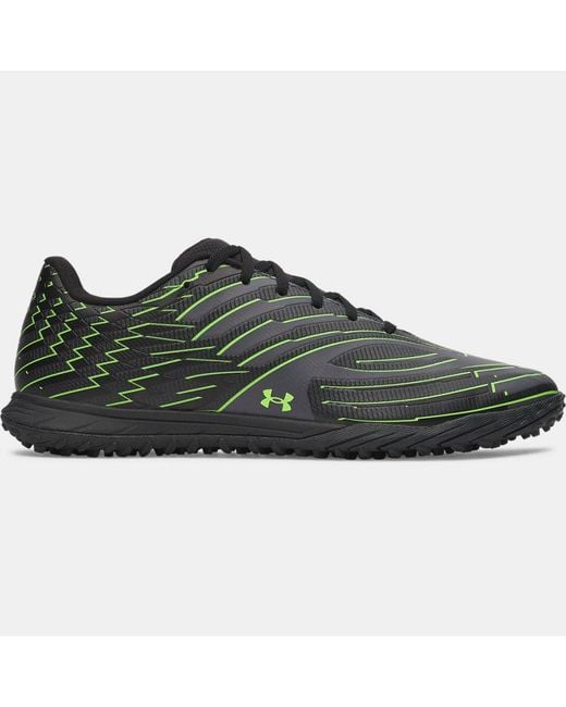 Under Armour Black Mach 1 Select Turf Soccer Shoes Titan Hyper